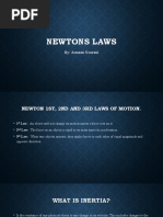 Newtons Laws: By: Armaan Noorani