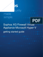 Sophos XG Firewall Virtual Appliance Microsoft Hyper-V: Getting Started Guide