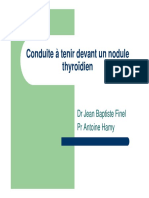 Conduite à Tenir Devant Un Nodule Thyroidien Corrigé