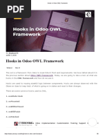 Hooks in Odoo OWL Framework