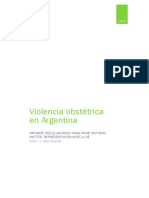 Informe de País Argentina 2019 Relator UN Violencia OBSTETRICA