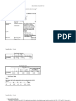 Data Analysis One Sample T Test