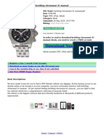 Breitling Chronomat 41 Manual