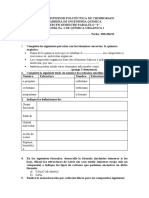 Química Orgánica I - Prueba 1