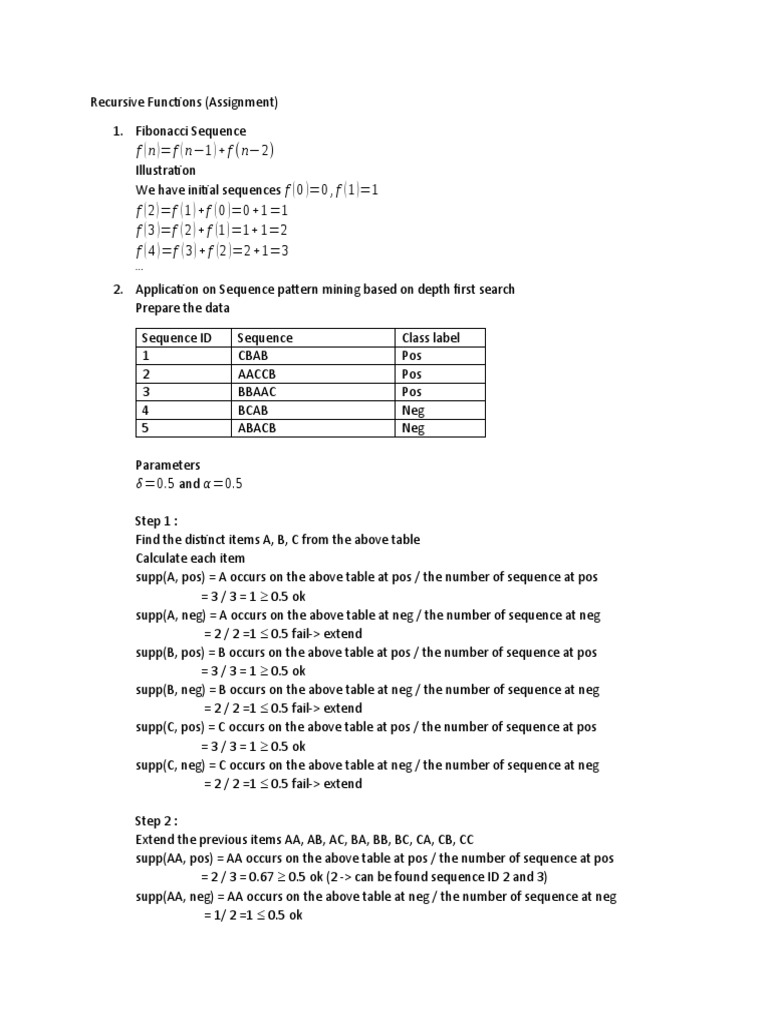 Recursive Functions Description | PDF | Computer Science | Applied ...
