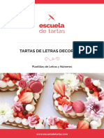 Tartas Letras Decoradas 2018