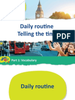 Daily Routine - Telling The Time