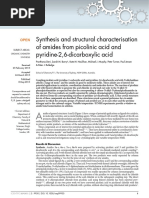 Synthesis and Structural Characterisation of Amides From Picolinic Acid and Pyridine 2 6 Dicarboxylic Acid