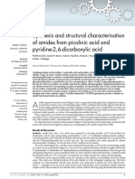 Synthesis and Structural Characterisation of Amides From Picolinic Acid and Pyridine 2 6 Dicarboxylic Acid