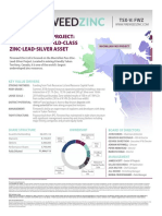 Fireweed Zinc Corporate FactSheet