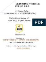 (Admission No. - MU18BTMIN004) Under The Guidance of Asst. Prop. Rajesh Kumar
