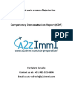 CDR Sample For Electrical Engineer