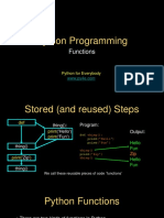 Python Programming: Functions