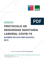 Protocolo Tipo Seguridad Sanitaria Laboral Covid 19 - v3