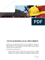 PL-SGI-100-002_Rev3 Política de Seguridad, Salud y Medio Ambiente