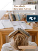 Simulado Metodologias Ativas - Professor Adriano Martins - Pedagogia Para Concursos