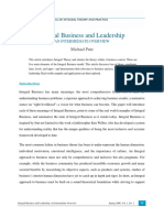 Integral Business and Leadership: An Intermediate Overview
