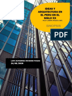 Sinopsis Ideas y Arq en El Epru S.XX - Alumno Lapa Gutierrez Richard