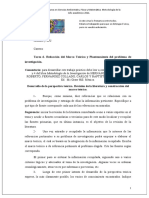 Planteamiento Del Problema de Investigación. Elaboración Del Marco Teórico.