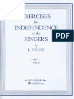 Isidor Philipp - Exercises for Independence of the Fingers Part 1