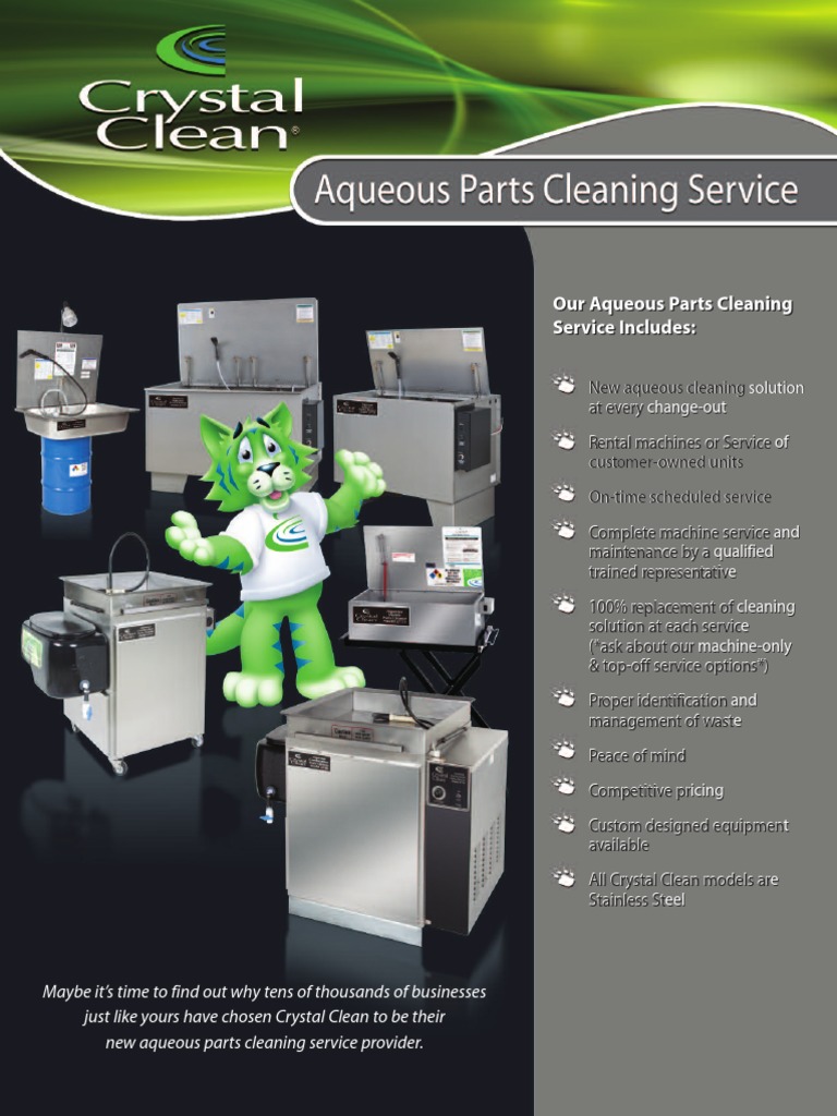 Our Aqueous Parts Cleaning Service Includes | PDF | Filtration ...