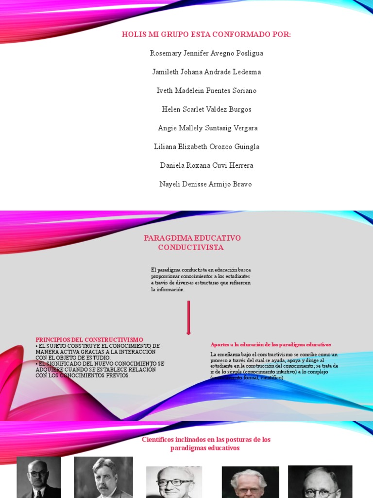 Presentación 1 | PDF | Constructivismo (filosofía de la educación ...