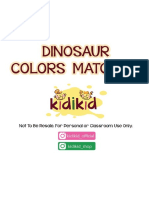 Dino Colors Matching