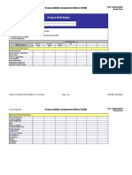 Project RAM Detail: Responsibility Assignment Matrix (RAM)