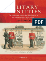 David French - Military Identities - The Regimental System, The British Army, and The British People, c.1870-2000 (2005)