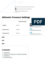 Altimeter Pressure Settings - SKYbrary Aviation Safety