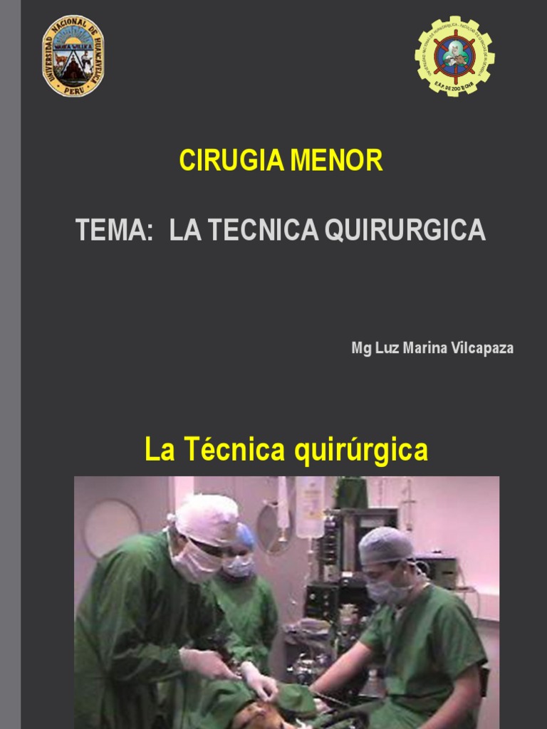 profundamente recluta Síntomas La Tecnica Quirurgica | PDF | Cirugía | Acero inoxidable