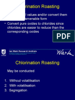 Pyrometallurgy Lecture 4 Chlorination Roasting