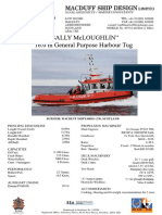 16.00m Harbour Tug Sally Mcloughlin Data Sheet