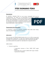 Ficha Tecnica QUIMTEX ROMANO FINO PDF