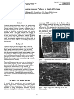 Ultrasonic Cleaning-Induced Failures in Medical Devices