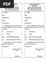 Surat Perjanjian Penyelesaian Pembayaran