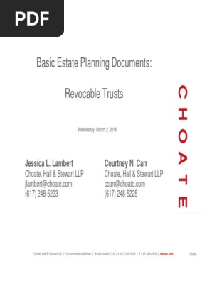20160302 BBA Revocable Trusts Presentation 2 Read Only