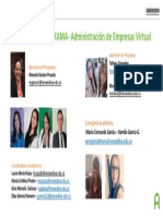 Equipo Programa Administración de Empresas Virtual 2021