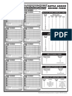 BT - Battle Armour Record Sheet