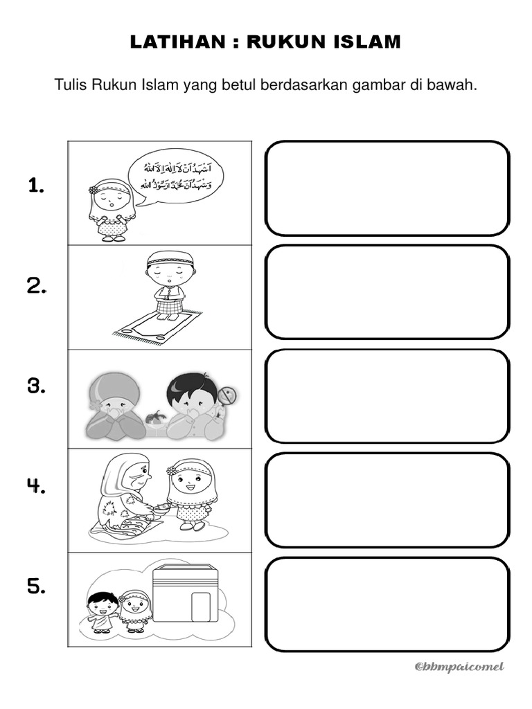 T1 - Latihan Rukun Islam | PDF