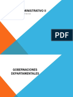 5. Gobernaciones Departamentales