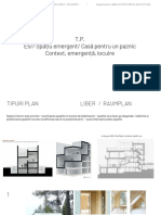 T.P. E5// Spațiu Emergent/ Casă Pentru Un Paznic Context, Emergență, Locuire