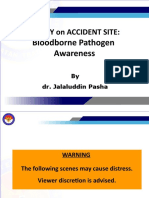 Safety On Accident Site:: Bloodborne Pathogen Awareness