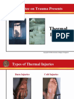 Committee On Trauma Presents: Thermal Injuries