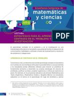 Estrategias para El Aprendizaje Centrado en El Problema y La Investigación