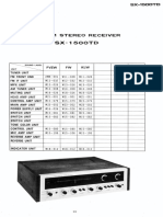 S X - 1 5 0 0 T D: Am /FM Stereo Recei/'Er