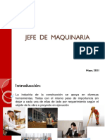 Jefe de Maquinaria