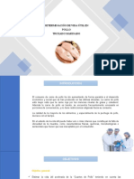 Determinación de Vida Útil en Pollo Trozado Marinado