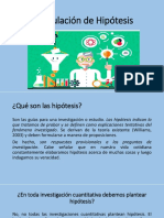 Formulación de Hipótesis