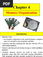 Chapter 4 - Memory Organization